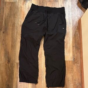 lululemon athletica Black Track Pants dance studio joggers Large